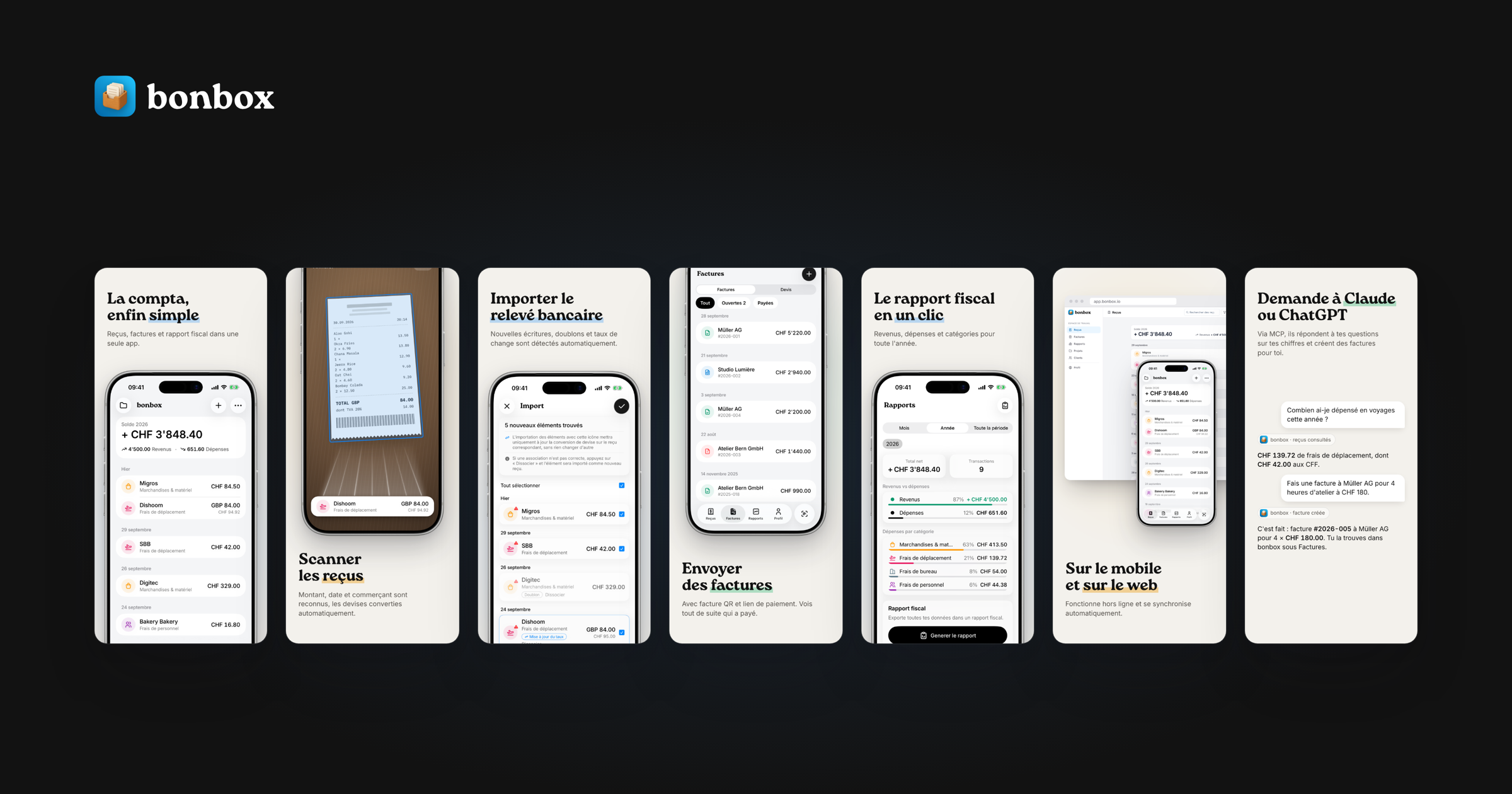 bonbox 1.8 — factures par lien, reçus par e-mail