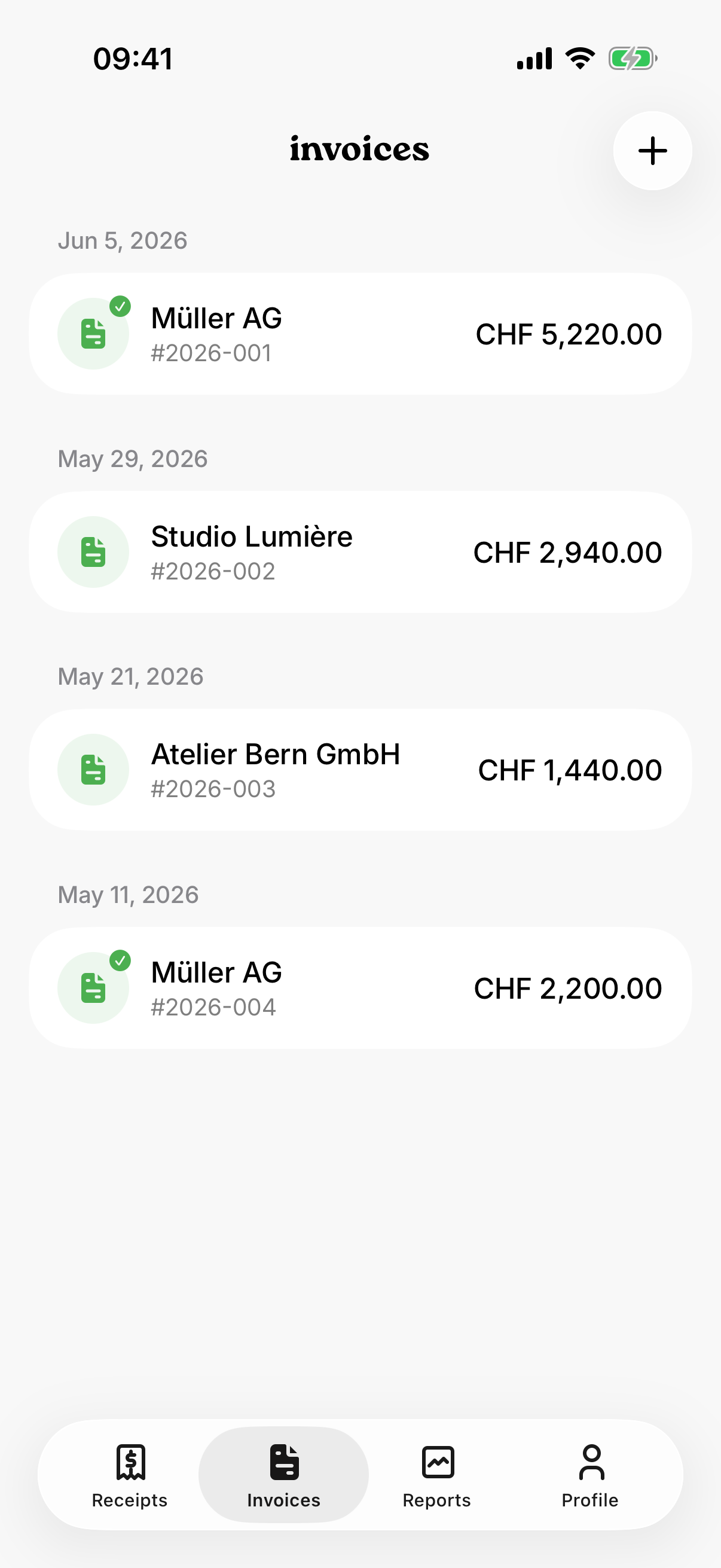 bonbox invoice detail
