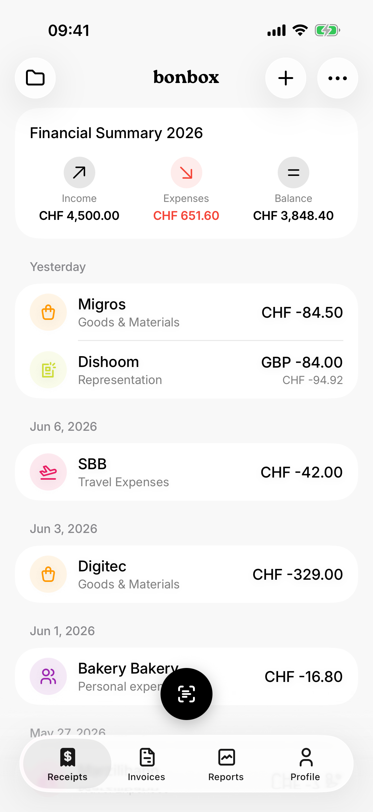 bonbox iOS app