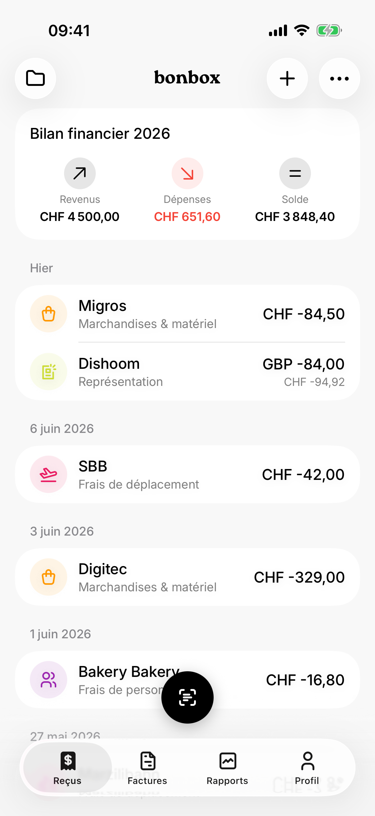 bonbox iOS app