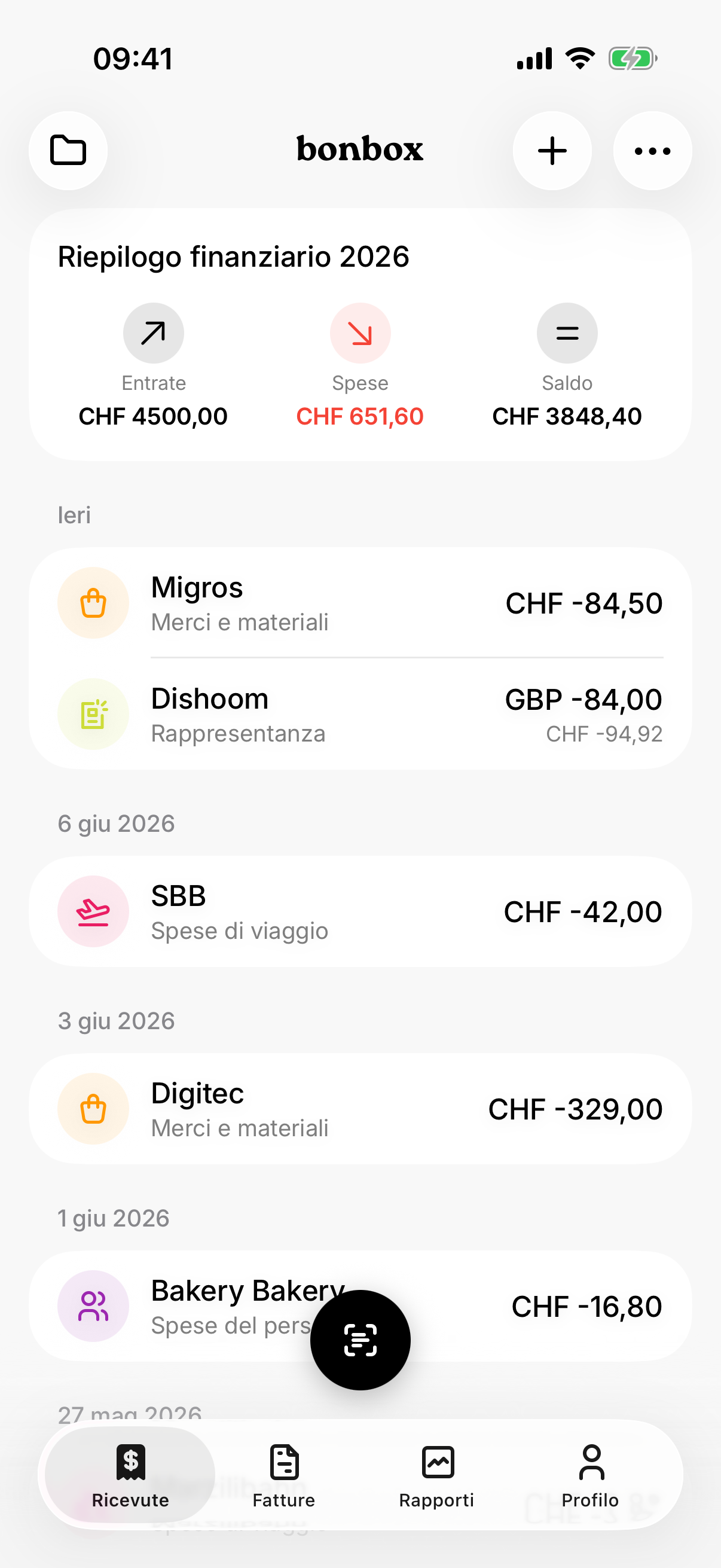 bonbox iOS app